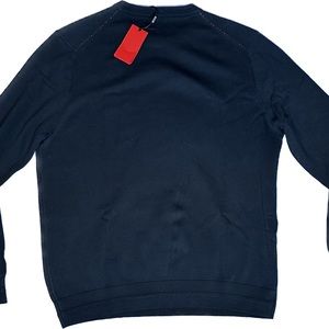 Carolina Herrera - Crew Neck Sweater - Navy (Dark) Blue  XL